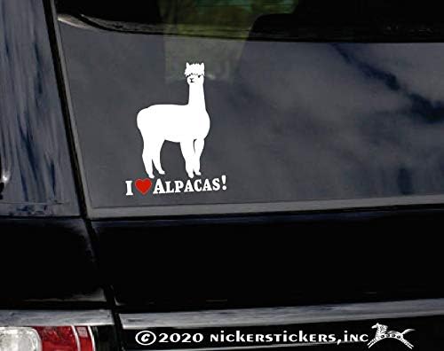 Imádom Alpaka! ~ Alpaka Ablak Matrica