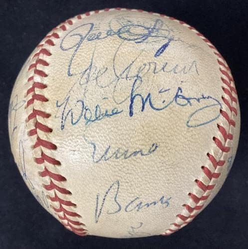 Hall of Fame Aláírt Baseball JEC Joe DiMaggio Ted Williams +18 Autos HOF SZÖVETSÉG - Dedikált Baseball