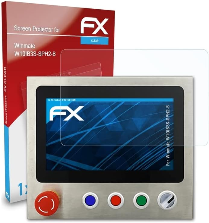 atFoliX Képernyő Védelem Film Kompatibilis Winmate W10IB3S-SPH2-B képernyővédő fólia, Ultra-Tiszta FX Védőfólia