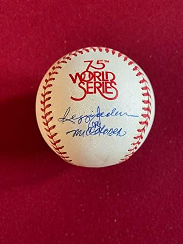 Reggie Jackson, Dedikált (SZÖVETSÉG) Hivatalos World Series Baseball (Yankees) - Dedikált Baseball