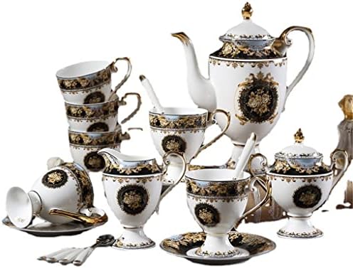 ZHUHW Európai Stílusú Bíróság Kávé Meghatározott Nemes, Elegáns Délutáni Tea Tea Set Set Home Házavató Esküvői Emlék