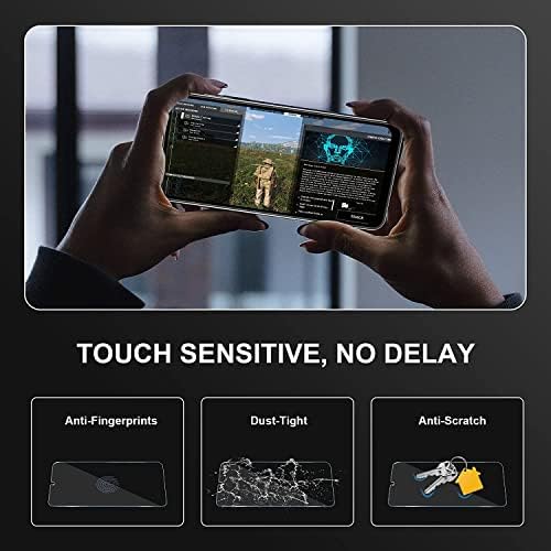 PULEN Samsung Galaxy A14-es 5G képernyővédő fólia (2 Csomag), 2 Csomag Kamera Lencséjét Védő,HD Tiszta karcálló Buborék Szabad