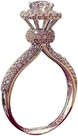 Ideges Igazi Gyűrű Ajándék, Kézzel készített Eljegyzési Luxus Esküvői Ékszerek, Vágott Fehér Gyűrű Kő Gyűrűk Hüvelykujj Gyűrűk