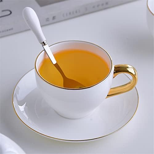 WSSBK Elegáns porcelán Teás Készlet Tea Csésze Kerámia cserép Virág teáskanna Meghatározott Kávét Platinum Felni Tea Csésze