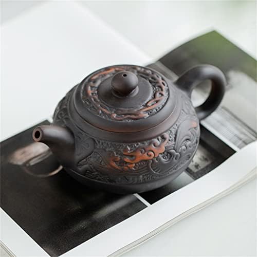 DHDM Lila Kerámia Teáskanna Kézzel készített Háztartási Tea Set Kis Üzleti Teás Készlet
