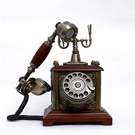 MYAOU Retro, Vezetékes Telefon, Gyanta Klasszikus Vintage Lemezjátszó Tárcsa Antik Forgatás Európai Telefon, Vintage, Klasszikus