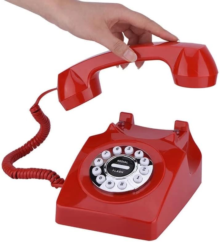 MXIAOXIA Vintage Retro Telefon Európai Stílusú Régi Telefon Asztali Vezetékes Vezetékes Vezetékes Otthoni Office Hotel