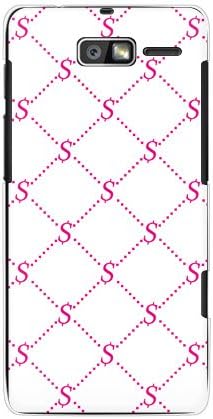 A második Bőr S Monogram Fehér x Rózsaszín (Törlés) Design by ROTM/a Motorola RAZR M 201M/SoftBank SMR201-PCCL-202-Y353