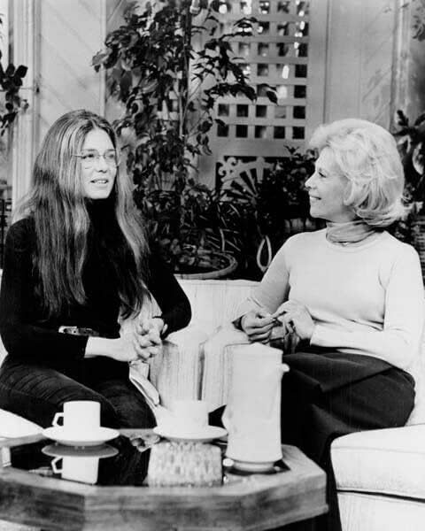 Dinah Shore beszél vendég Gloria Steinem 1970-es Dinah! TV-műsor 8x10 hüvelyk fotó