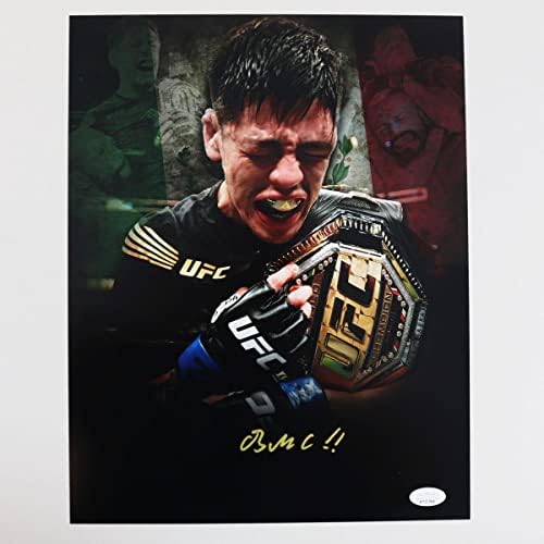 Brandon Moreno Aláírt Fénykép 11×14 UFC Bajnok – COA SZÖVETSÉG - Dedikált UFC-Fotók