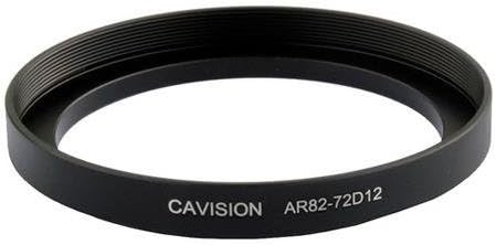 Cavision Közepesen Vastag Step-Up Gyűrű, Első 82mm Szál (85mm OD), Hátsó 72mm Szál, Magasság 12mm