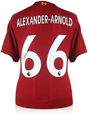 Trent Alexander-Arnold Aláírt Liverpool 2019-20 Foci Mez - Dedikált Foci Mezek