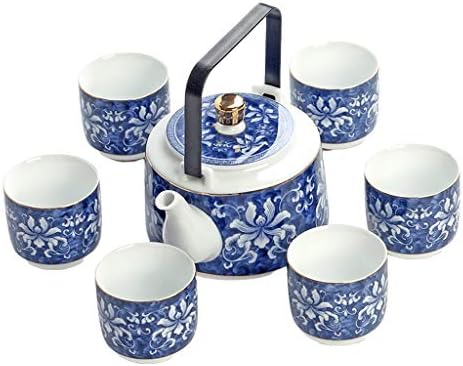 NFGUY 7db Kézzel készített Porcelán Máz Színe Kung Fu Tea Set Zen Tea Egészségre Teaset Nagy Kapacitású Teáskanna Csésze