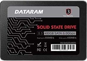Dataram 480GB 2.5 SSD Meghajtó szilárdtestalapú Meghajtó Kompatibilis az ASROCK FATAL1TY X370 Szerencsejáték X