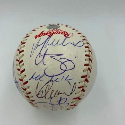 Derek Jeter Mariano Rivera Ortiz Aláírt 2004-Es All Star Játék Dedikált Baseball, MLB - Dedikált Baseball