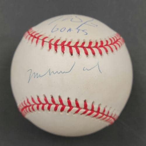 Mike Pisztráng & Muhammad Ali aláírt Kecskék MLB Baseball Felirat ~ MLB Steiner - Dedikált Baseball