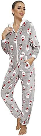 Alszik Ruha, Női Pizsama Hálóruha Karácsonyi Clubwear Hálóruházat Plüss Hacukában Kapucnis Női Női Kabátok Ágy