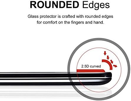 (2 Csomag) Supershieldz Célja a Huawei Mate 10 Edzett Üveg kijelző Védő fólia, (Teljes Képernyő Lefedettség) 0.33 mm, Anti