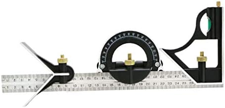 XJJZS 300 mm Rozsdamentes Acél Szögmérő Multi - Function Szög Uralkodó Több Kombináció Tér Szög Finder Szög Mérő Eszköz
