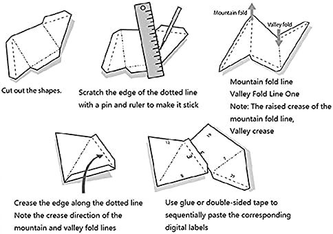 WLL-DP Boldog Mikulás Modellezés Papercraft 3D Papír Trófea DIY Papír Modell Origami Kézzel készített Puzzle Játék, Papír