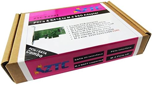 ZTC Villám Kártya M. 2 NGFF SSD (PCIe 2, 4 sávos vagy SATA-III Típusú) PCI-e vagy SATA III Belső Kártya. AKÁR 1.6 GB/s, a
