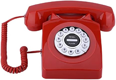 HOUKAI Forgó Tárcsa Telefon Vezetékes Retro Telefon a Home Office zajszűrő Vintage Antik Telefon