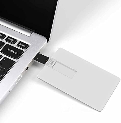 Akvarell Hableány Mérleg USB Flash Meghajtó Hitelkártya Design USB Flash Meghajtó Személyre szabott Memory Stick Kulcs 32G
