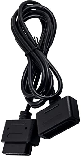 whiteeeen 2db Vezérlő Hosszabbító Kábel 1,8 Méter/ 6FT a SNES Super Nintendo Entertainment System