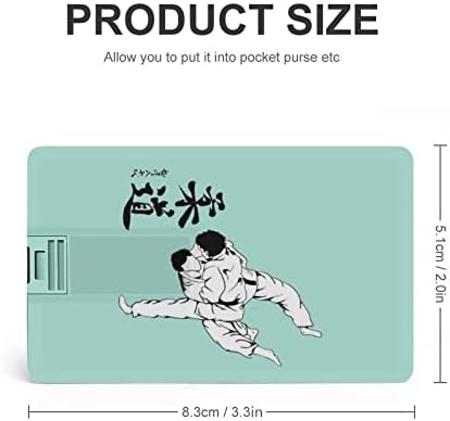 Japán Judo USB Flash Meghajtó Személyre szabott Hitel-Kártya Meghajtó Memory Stick USB Kulcs Ajándékok