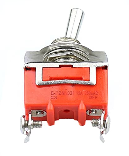 HWGO 1db AC 250V 15A 2 Pin DPDT On/Off 2 Pozíció Mini Kapcsoló segítségével E-TEN1021 Narancs