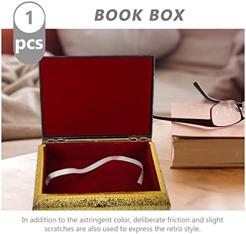Cabilock Rusztikus Asztal Dekoráció Arab Könyvek Kijelző Doboz Korán Könyv Esetben Biblia Konténer Korán Kijelző Tartály