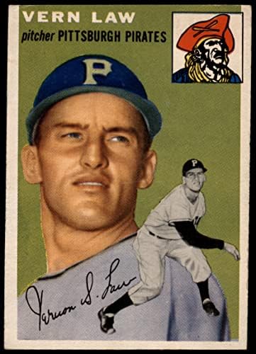 1954 Topps 235 Vern Törvény Pittsburgh Pirates (Baseball Kártya) VG/EX+ Kalózok