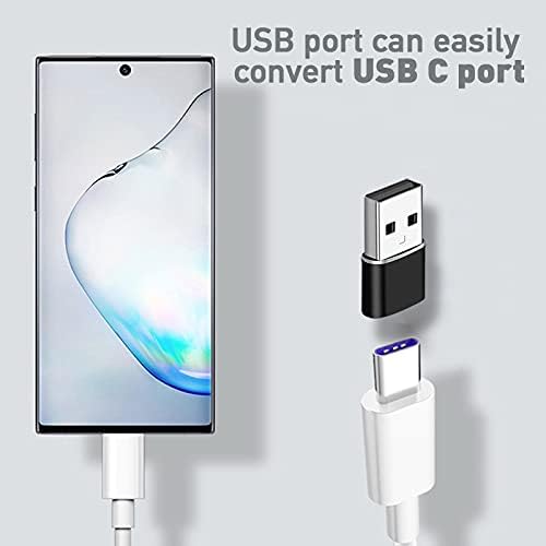 4 Csomag USB-C Női USB Férfi Adapter Típus C-USB Töltő Kábel Adapter Kompatibilis a 12/12 Pro Max/12 Mini Galaxy S21/S20
