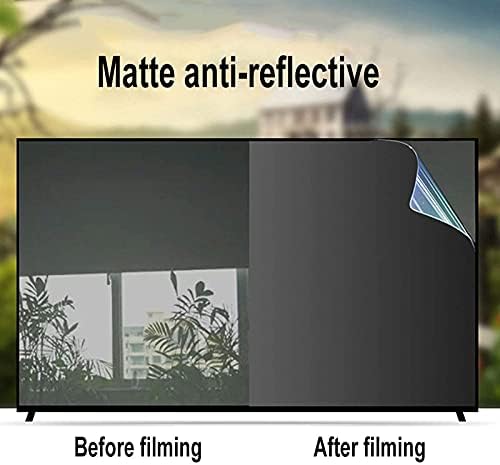 KELUNIS Tükröződésmentes TV Képernyő Védő, Anti Kék Fény Szűrő Film szemvédő Kék Fény Védő Panel 32-75 Hüvelyk képátmérőjű