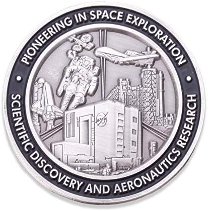 A NASA Logó Kihívás Érme - a NASA Gyűjthető Érme - Puha Zománc Haver Festék Hivatalos Logója National Aeronautics & Space