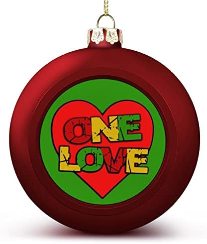 Egy Szerelmes Szív Karácsonyi Labdák Dísz Törhetetlen a Varázsa karácsonyfa Lóg Dekoráció