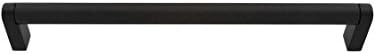 A Felső Gombok M1019 Bár Húzza Gyűjtemény 8-13/16 Pennington Acél Bár Húzza, Lapos Fekete