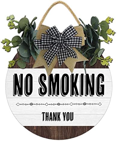 Sokomurg Kérem, Köszönöm, Hogy Tilos A Dohányzás, Vagy Maga, Nyomtatás Rusztikus, Kerek Fa Alá Az Új Haza Üdvözlő Ajándék
