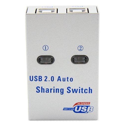 SANOXY 2 Port USB 2.0 Automatikus Megosztás Switch Hub SZÁMÍTÓGÉP, 1 Nyomtató/Szkenner