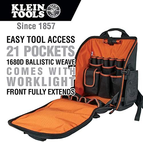 Klein Eszközök 55655 Eszköz, Táska, Hátizsák, Kereskedő Pro Eszköz Állomás & 935DAG Digitális Elektronikus Szinten Szög Szelvény