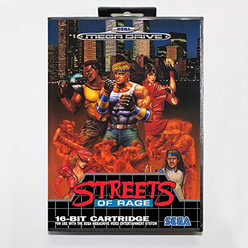 ROMGame Streets Of Rage 16 Bites Sega Md Játék Kártya Kiskereskedelmi Doboz Sega Mega Drive Genesis