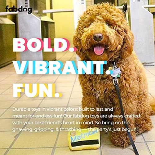 Fabdog NYC Metro Kártya Kutya Játék Hivatalosan Engedélyezett, amelyet a MTA