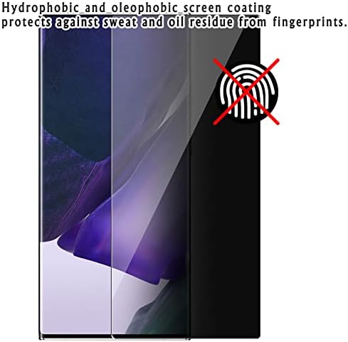 Vaxson Adatvédelmi képernyővédő fólia, kompatibilis Olympus CAMEDIA FE-350 Széles Anti Kém Film Védők Matrica [ Nem Edzett