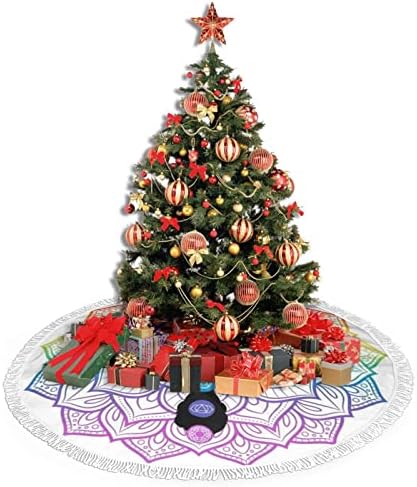 Meditál a Jógi karácsonyfa Szoknya, a Karácsonyi Ünnep lakberendezési 36