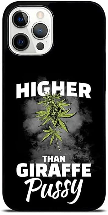 Magasabb, Mint a Zsiráf Fű Kannabisz Marihuána 420 Stoner Design Esetben - Kompatibilis iPhone 14 13 12 11 X XS XR 8 7 6