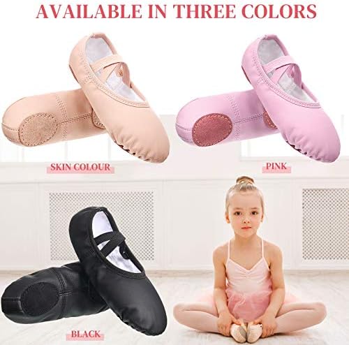 SATINIOR 3 Pár Balett Cipő Lányoknak Kisgyermekek gyakorló Cipő Balett Cipő Jóga Cipő 3 Színben Balett Papucs Lakások Kisgyermek