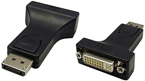 4xem 4XDPMDVIFA Adapter 24+5 Pin Kombinált DVI (F) 20 Pin DisplayPort (M), Fekete