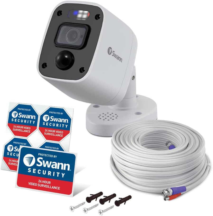 Swann Tér Végrehajtó 4K Csere/add a Biztonsági Kamera SWPRO-4KRQ Rendőrség Stílus Villogó Fények