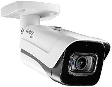 Lorex C861MB Beltéri/Kültéri 4K Ultra HD Analóg Fém Biztonsági Bullet Kamera, 2.8 mm, 135ft IR NV, Éjjel látó kamera, Audio,