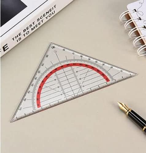 Háromszög alakú szögmérő geometriai szögmérő tartós, szép